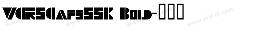 VCRSCapsSSK Bold字体转换